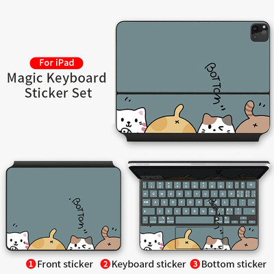 Προσαρμοσμένη ταινία για Magic Keyboard Skin Sticker 2020 Ipad Pro6 11/2021 Ipad 12,9 ιντσών Αυτοκόλλητο προστατευτικό κάλυμμα κάλυμμα πληκτρολογίου 4