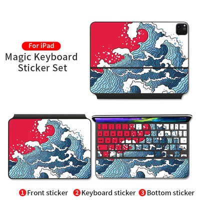 Προσαρμοσμένη ταινία για Magic Keyboard Skin Sticker 2020 Ipad Pro6 11/2021 Ipad 12,9 ιντσών Αυτοκόλλητο προστατευτικό κάλυμμα κάλυμμα πληκτρολογίου 4