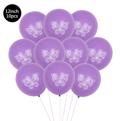 10 komada balona na temu leptira i suncokreta, vjenčanje, rođendan, dekoracija, balon od lateksa, pozadina za zabavu za novorođenče