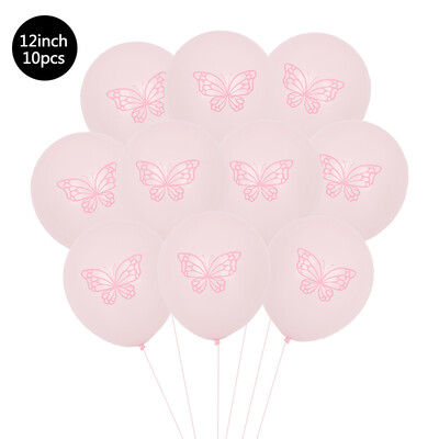 10 komada balona na temu leptira i suncokreta, vjenčanje, rođendan, dekoracija, balon od lateksa, pozadina za zabavu za novorođenče