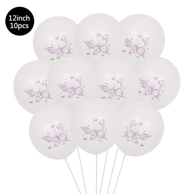 10 komada balona na temu leptira i suncokreta, vjenčanje, rođendan, dekoracija, balon od lateksa, pozadina za zabavu za novorođenče