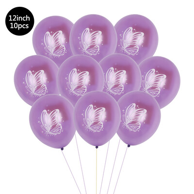 10 komada balona na temu leptira i suncokreta, vjenčanje, rođendan, dekoracija, balon od lateksa, pozadina za zabavu za novorođenče