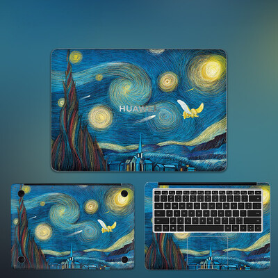Piele autocolantă pentru laptop pentru 2024 Huawei MateBook D16 13 X Pro D14 D15 14s Huse decorative pentru notebook Sus/jos/Palmguard