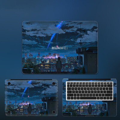 Piele autocolantă pentru laptop pentru 2024 Huawei MateBook D16 13 X Pro D14 D15 14s Huse decorative pentru notebook Sus/jos/Palmguard