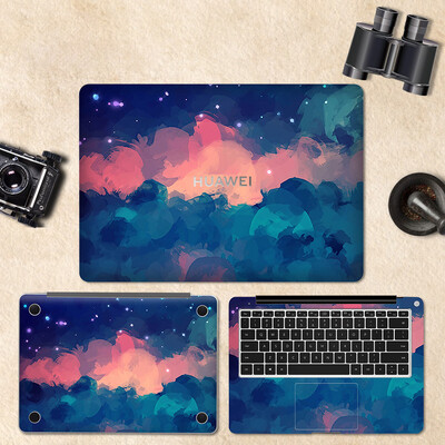Piele autocolantă pentru laptop pentru 2024 Huawei MateBook D16 13 X Pro D14 D15 14s Huse decorative pentru notebook Sus/jos/Palmguard