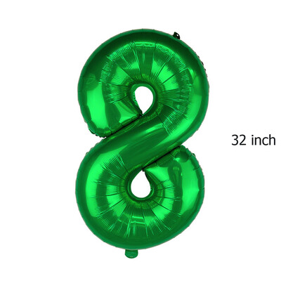 Zelené fóliové balóny s avokádom, fiesta, párty dekorácia, Globos, banner k narodeninám, rastlina, ovocie, Havaj, balón na oslavu bábätka