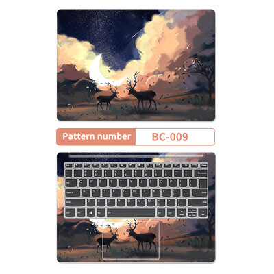 DIY laptop borító matricák 2db 13,3"14"15,6"17,3" vinyl tok Macbook/Lenovo/Mis/Hp/Acer Decorate matricatartozékokhoz