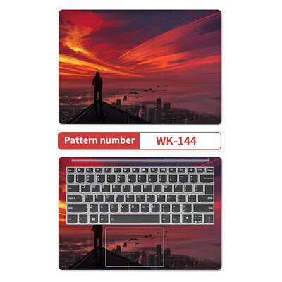 DIY laptop borító matricák 2db 13,3"14"15,6"17,3" vinyl tok Macbook/Lenovo/Mis/Hp/Acer Decorate matricatartozékokhoz