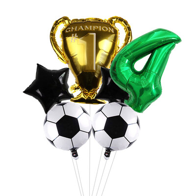32-palcové zelené číslice, guľôčkové futbalové héliové balóny, trofejné balóny, detské darčeky, narodeninové párty, dekorácie pre deti