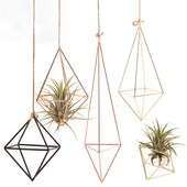 Fier Geometric Macrame Ghiveci Buzunar Perete Boho Curte Decor Home Grădinărit Plant Verde Suport Agățat Suport Plantă Aer Decor Home