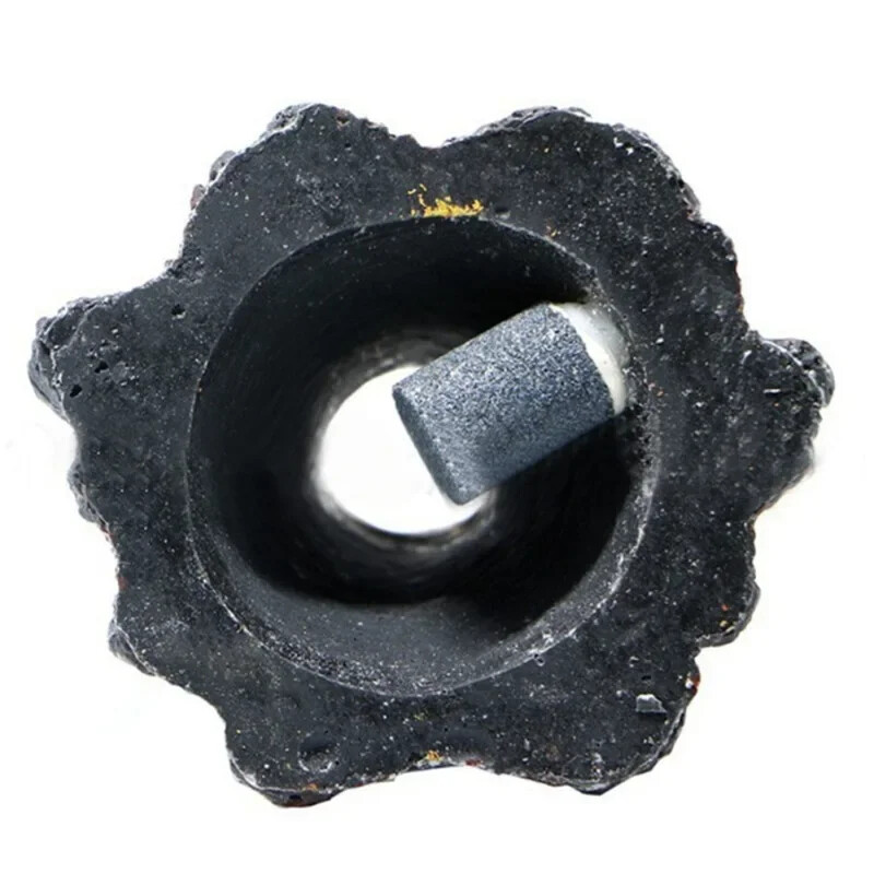 1 buc acvariu vulcan în formă de bule de aer piatră pompă de oxigen decorare inel piatră rezervor placă pompă de aer decorare rezervor de pește