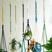 Umeraș cu extensie pentru oală, din bumbac macrame, fabricat manual, nou sosire