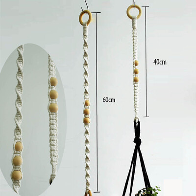 Umeraș cu extensie pentru oală, din bumbac macrame, fabricat manual, nou sosire