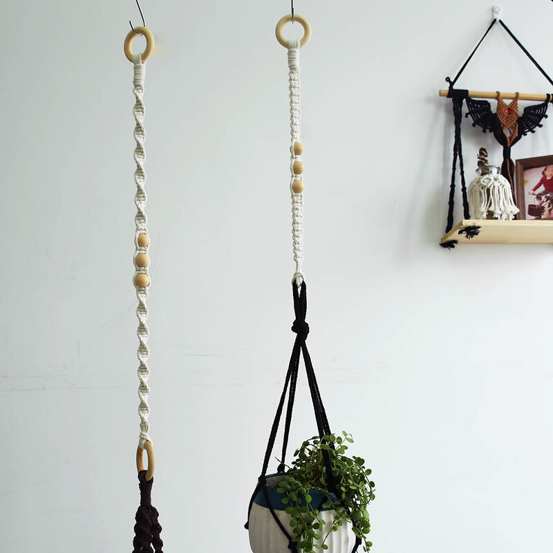 Umeraș cu extensie pentru oală, din bumbac macrame, fabricat manual, nou sosire