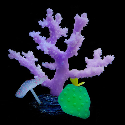 Rezervor de pește Water View Artificial Silicon Coral Decoration Peisaj subacvatic Submarin Plant Acvatic Accesorii pentru acvariu