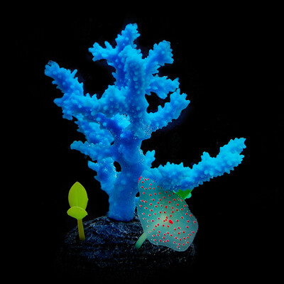 Rezervor de pește Water View Artificial Silicon Coral Decoration Peisaj subacvatic Submarin Plant Acvatic Accesorii pentru acvariu