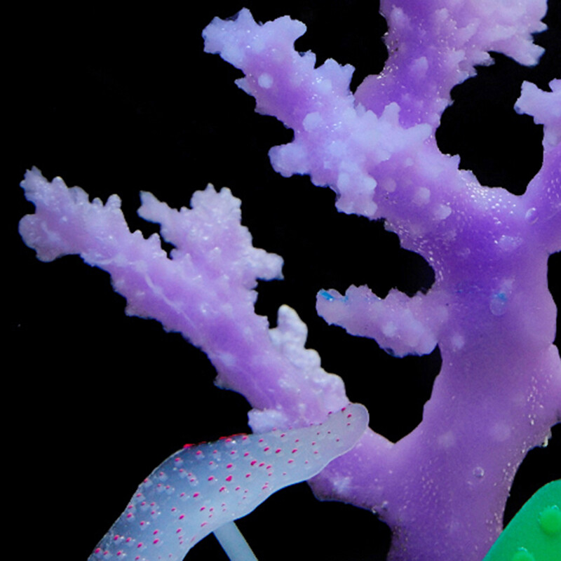 Rezervor de pește Water View Artificial Silicon Coral Decoration Peisaj subacvatic Submarin Plant Acvatic Accesorii pentru acvariu