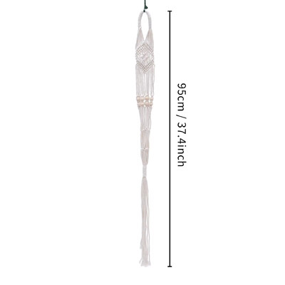 Jardinieră suspendată, pachet de 2 coșuri suspendate pentru interior, exterior, ghivece de flori suspendate Umerașe pentru plante albe goale Decor de grădină