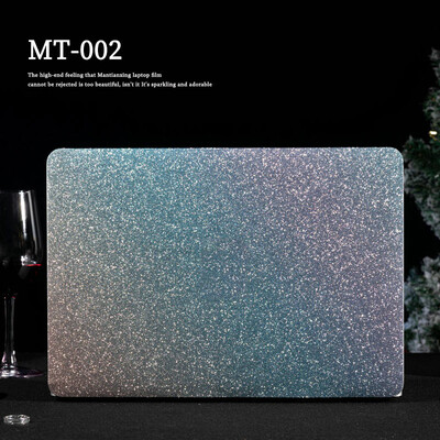 Egyszínű laptopmatrica-bőr, csillogó, fényes gyémántbőr, 12/13/14/15,6/17 hüvelykes dekoratív matrica HP/Lenovo/MacBook/Acer készülékekhez