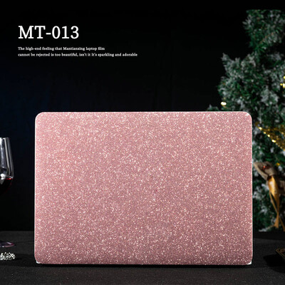 Egyszínű laptopmatrica-bőr, csillogó, fényes gyémántbőr, 12/13/14/15,6/17 hüvelykes dekoratív matrica HP/Lenovo/MacBook/Acer készülékekhez