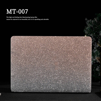Egyszínű laptopmatrica-bőr, csillogó, fényes gyémántbőr, 12/13/14/15,6/17 hüvelykes dekoratív matrica HP/Lenovo/MacBook/Acer készülékekhez