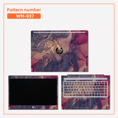 Marmorkattega sülearvuti kleebiste katted sülearvuti korpuse PVC kate HP sülearvuti Envy X360/Pavilion 14 15/14S dk/ 14s dq/15 da/HP 440 G6 jaoks