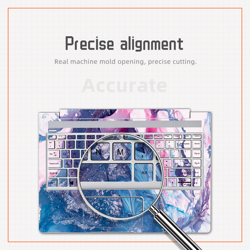 Marmorkattega sülearvuti kleebiste katted sülearvuti korpuse PVC kate HP sülearvuti Envy X360/Pavilion 14 15/14S dk/ 14s dq/15 da/HP 440 G6 jaoks