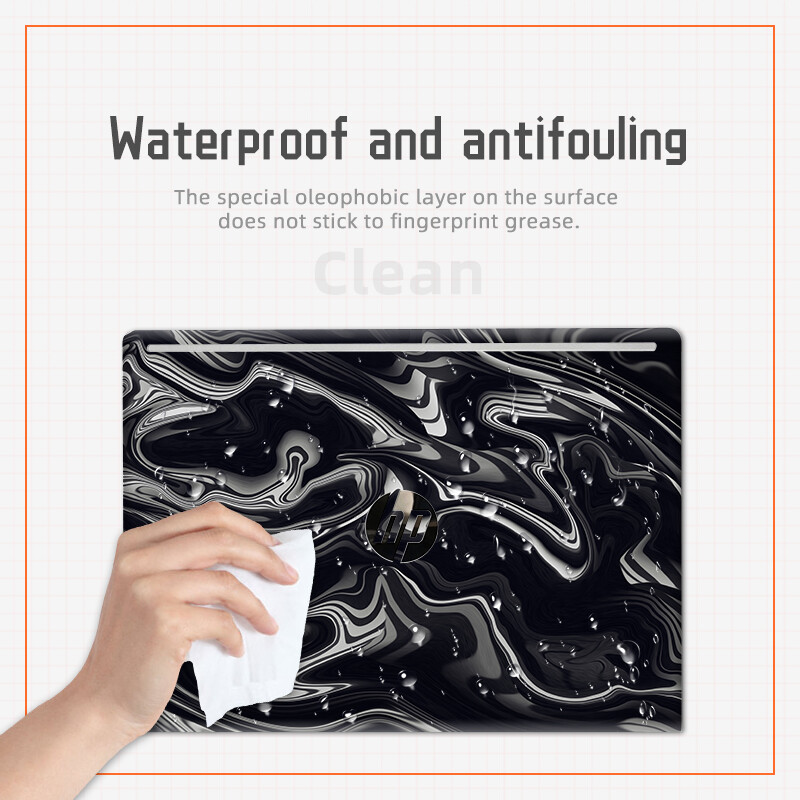 Marmorkattega sülearvuti kleebiste katted sülearvuti korpuse PVC kate HP sülearvuti Envy X360/Pavilion 14 15/14S dk/ 14s dq/15 da/HP 440 G6 jaoks