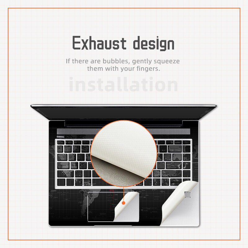 Marmorkattega sülearvuti kleebiste katted sülearvuti korpuse PVC kate HP sülearvuti Envy X360/Pavilion 14 15/14S dk/ 14s dq/15 da/HP 440 G6 jaoks