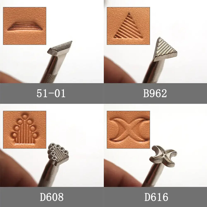 1kom Alat za ispis na koži Metalni alat za bušenje Pečat Voštane kožne marke za bušenje Kožni pečat Alat za rezbarenje