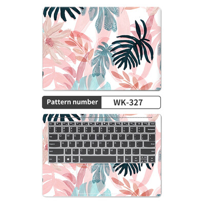 Universal Botany Cover Αυτοκόλλητα Laptop Skins 2 τεμ. 13,3"14"15,6"17,3" Vinyl Skin Leaf Decorate Decal for Macbook /Lenovo/Asus/Hp