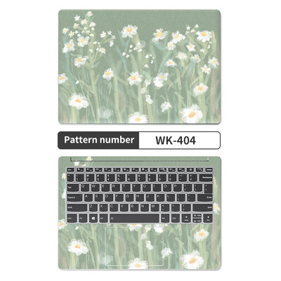 Universal Botany Cover Αυτοκόλλητα Laptop Skins 2 τεμ. 13,3"14"15,6"17,3" Vinyl Skin Leaf Decorate Decal for Macbook /Lenovo/Asus/Hp