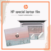 Eļļas gleznojums Cover Klēpjdatora uzlīmju apvalki Tastatūras uzlīmes HP X360/14S dk/ 14s dq/15 da/Pavilion 14 15 PVC Dekoratīvās uzlīmes