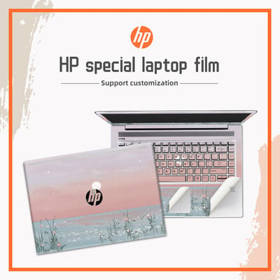 Olajfestmény borítólap Laptop matricák Billentyűzet matricák HP X360/14S dk/ 14s dq/15 da/Pavilion 14 15 PVC Dekoratív matricák