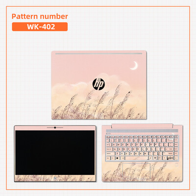 Eļļas gleznojums Cover Klēpjdatora uzlīmju apvalki Tastatūras uzlīmes HP X360/14S dk/ 14s dq/15 da/Pavilion 14 15 PVC Dekoratīvās uzlīmes