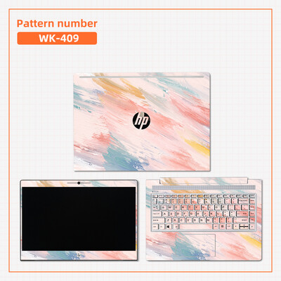 Eļļas gleznojums Cover Klēpjdatora uzlīmju apvalki Tastatūras uzlīmes HP X360/14S dk/ 14s dq/15 da/Pavilion 14 15 PVC Dekoratīvās uzlīmes