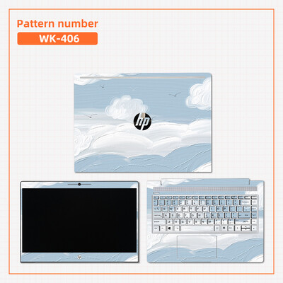 Eļļas gleznojums Cover Klēpjdatora uzlīmju apvalki Tastatūras uzlīmes HP X360/14S dk/ 14s dq/15 da/Pavilion 14 15 PVC Dekoratīvās uzlīmes