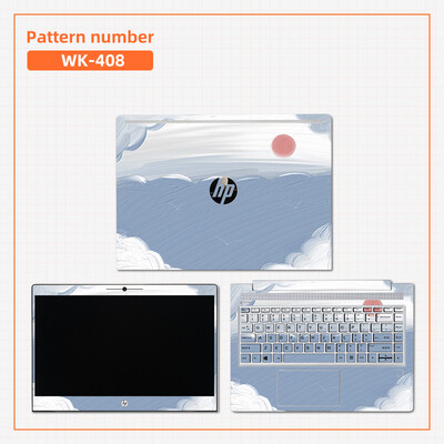 Eļļas gleznojums Cover Klēpjdatora uzlīmju apvalki Tastatūras uzlīmes HP X360/14S dk/ 14s dq/15 da/Pavilion 14 15 PVC Dekoratīvās uzlīmes