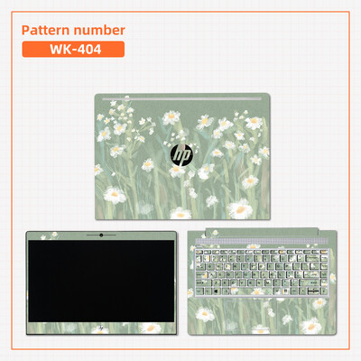 Eļļas gleznojums Cover Klēpjdatora uzlīmju apvalki Tastatūras uzlīmes HP X360/14S dk/ 14s dq/15 da/Pavilion 14 15 PVC Dekoratīvās uzlīmes