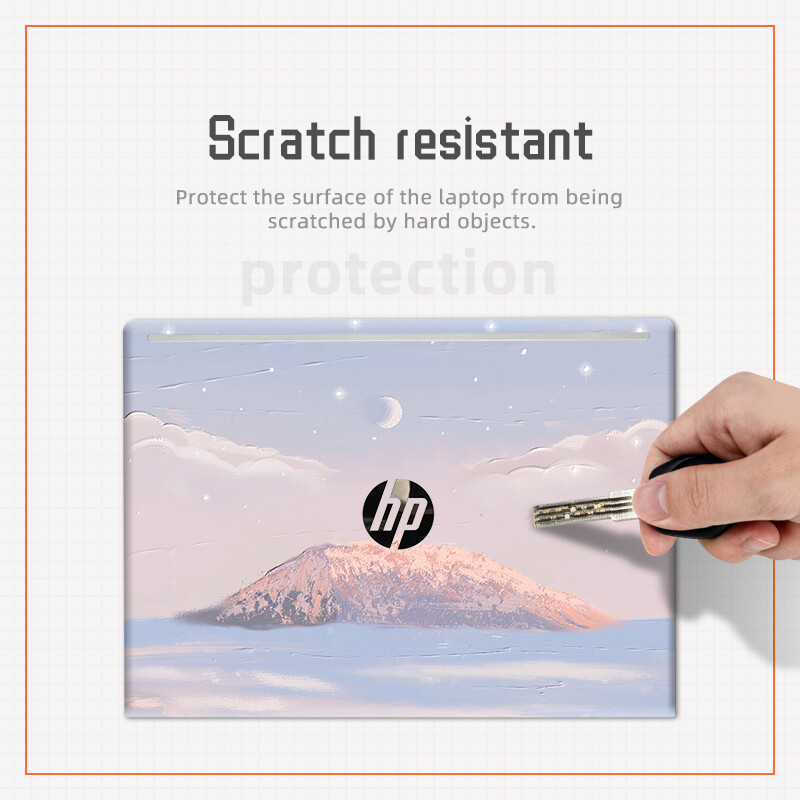 Eļļas gleznojums Cover Klēpjdatora uzlīmju apvalki Tastatūras uzlīmes HP X360/14S dk/ 14s dq/15 da/Pavilion 14 15 PVC Dekoratīvās uzlīmes