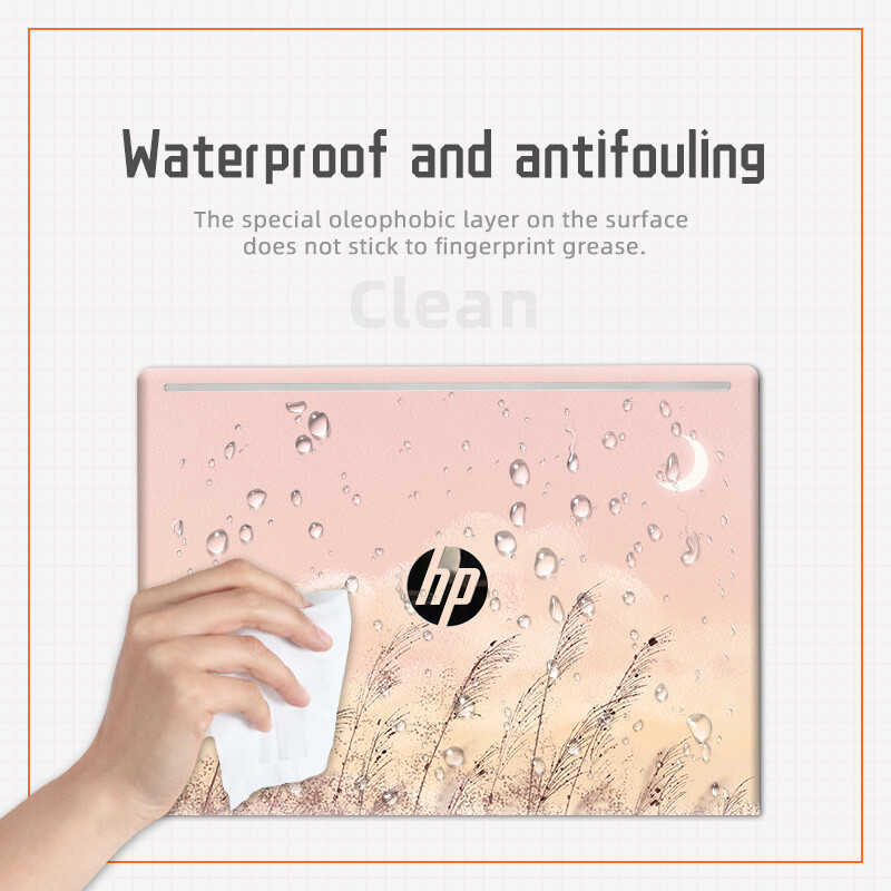 Eļļas gleznojums Cover Klēpjdatora uzlīmju apvalki Tastatūras uzlīmes HP X360/14S dk/ 14s dq/15 da/Pavilion 14 15 PVC Dekoratīvās uzlīmes