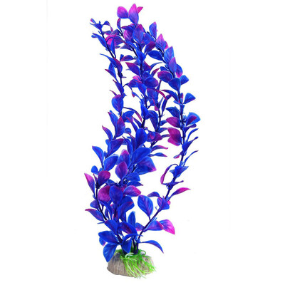 Ύψος 25cm Διακόσμηση Ενυδρείου Fish Tank Aquarium Plastic Plant Artificial Simulation Water Plants for Fish Tank Decor