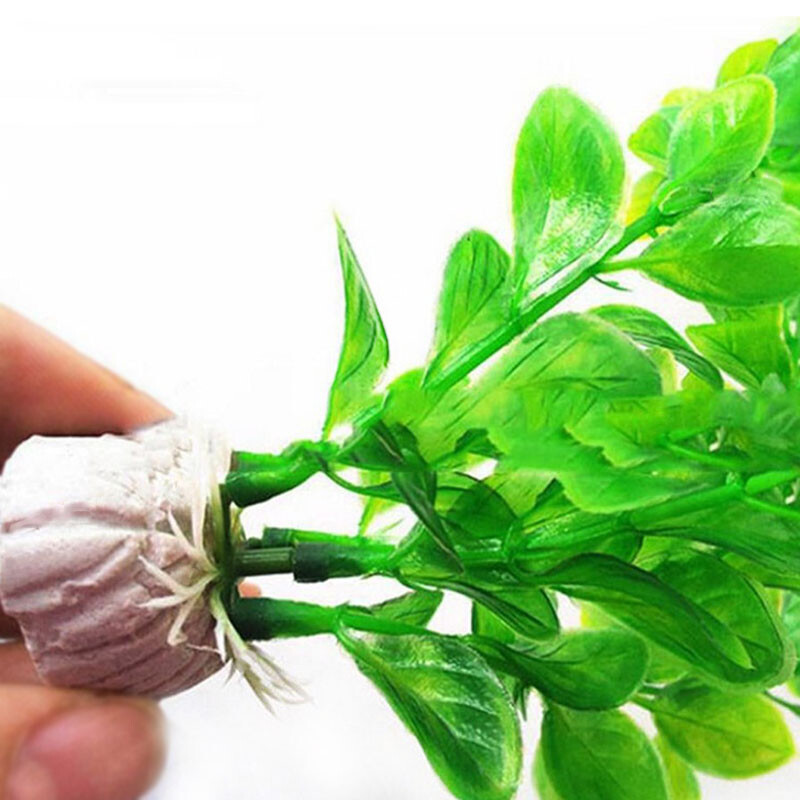 Ύψος 25cm Διακόσμηση Ενυδρείου Fish Tank Aquarium Plastic Plant Artificial Simulation Water Plants for Fish Tank Decor