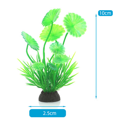 1 τεμ. Προσομοίωση Τεχνητού Φυτού Διακόσμηση Ενυδρείου Πλαστικό Υποβρύχιο Αξεσουάρ Ενυδρείου με χόρτο ζιζανίων Στολίδι Διακόσμηση Δεξαμενής Ψαριών