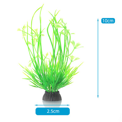 1 τεμ. Προσομοίωση Τεχνητού Φυτού Διακόσμηση Ενυδρείου Πλαστικό Υποβρύχιο Αξεσουάρ Ενυδρείου με χόρτο ζιζανίων Στολίδι Διακόσμηση Δεξαμενής Ψαριών