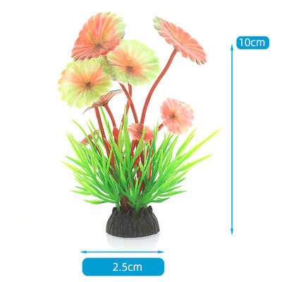 1 τεμ. Προσομοίωση Τεχνητού Φυτού Διακόσμηση Ενυδρείου Πλαστικό Υποβρύχιο Αξεσουάρ Ενυδρείου με χόρτο ζιζανίων Στολίδι Διακόσμηση Δεξαμενής Ψαριών