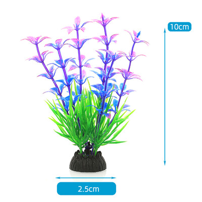 1 τεμ. Προσομοίωση Τεχνητού Φυτού Διακόσμηση Ενυδρείου Πλαστικό Υποβρύχιο Αξεσουάρ Ενυδρείου με χόρτο ζιζανίων Στολίδι Διακόσμηση Δεξαμενής Ψαριών