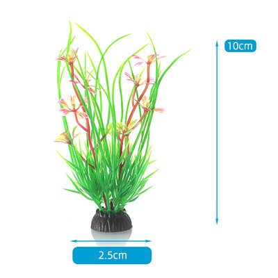 1 τεμ. Προσομοίωση Τεχνητού Φυτού Διακόσμηση Ενυδρείου Πλαστικό Υποβρύχιο Αξεσουάρ Ενυδρείου με χόρτο ζιζανίων Στολίδι Διακόσμηση Δεξαμενής Ψαριών