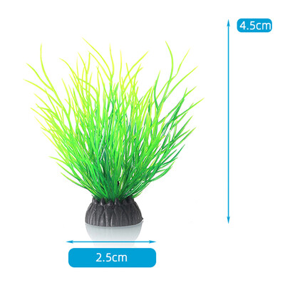 1 τεμ. Προσομοίωση Τεχνητού Φυτού Διακόσμηση Ενυδρείου Πλαστικό Υποβρύχιο Αξεσουάρ Ενυδρείου με χόρτο ζιζανίων Στολίδι Διακόσμηση Δεξαμενής Ψαριών