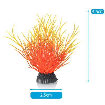 1 τεμ. Προσομοίωση Τεχνητού Φυτού Διακόσμηση Ενυδρείου Πλαστικό Υποβρύχιο Αξεσουάρ Ενυδρείου με χόρτο ζιζανίων Στολίδι Διακόσμηση Δεξαμενής Ψαριών